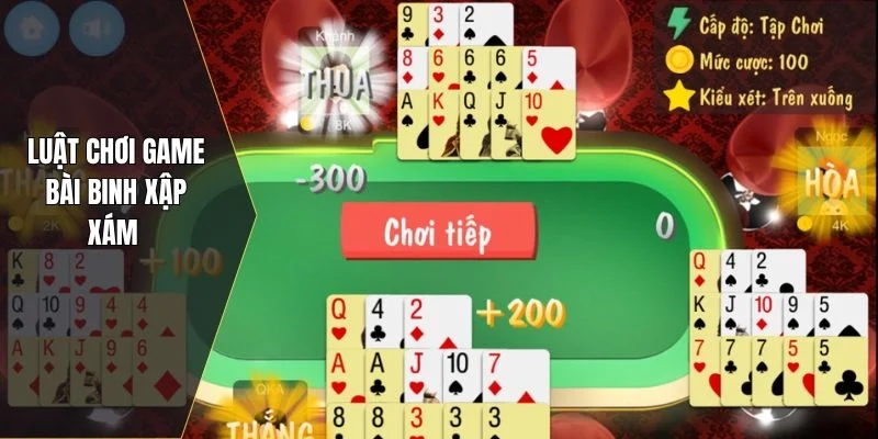 Luật chơi game bài binh xập xám