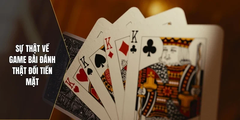 Sự thật về game bài đánh thật đổi tiền mặt