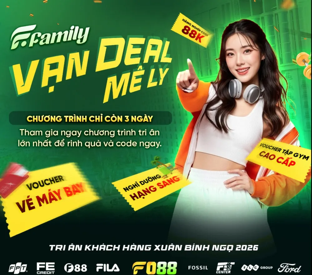 FO88 RA MẮT "LIÊN MINH F": HỢP TÁC VỚI 8 THƯƠNG HIỆU LỚN, TỔNG GIẢI THƯỞNG 8 TỶ ĐỒNG